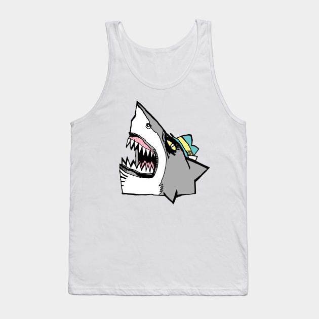 SHARK DETECTIVE Tank Top by Jim Mahfood